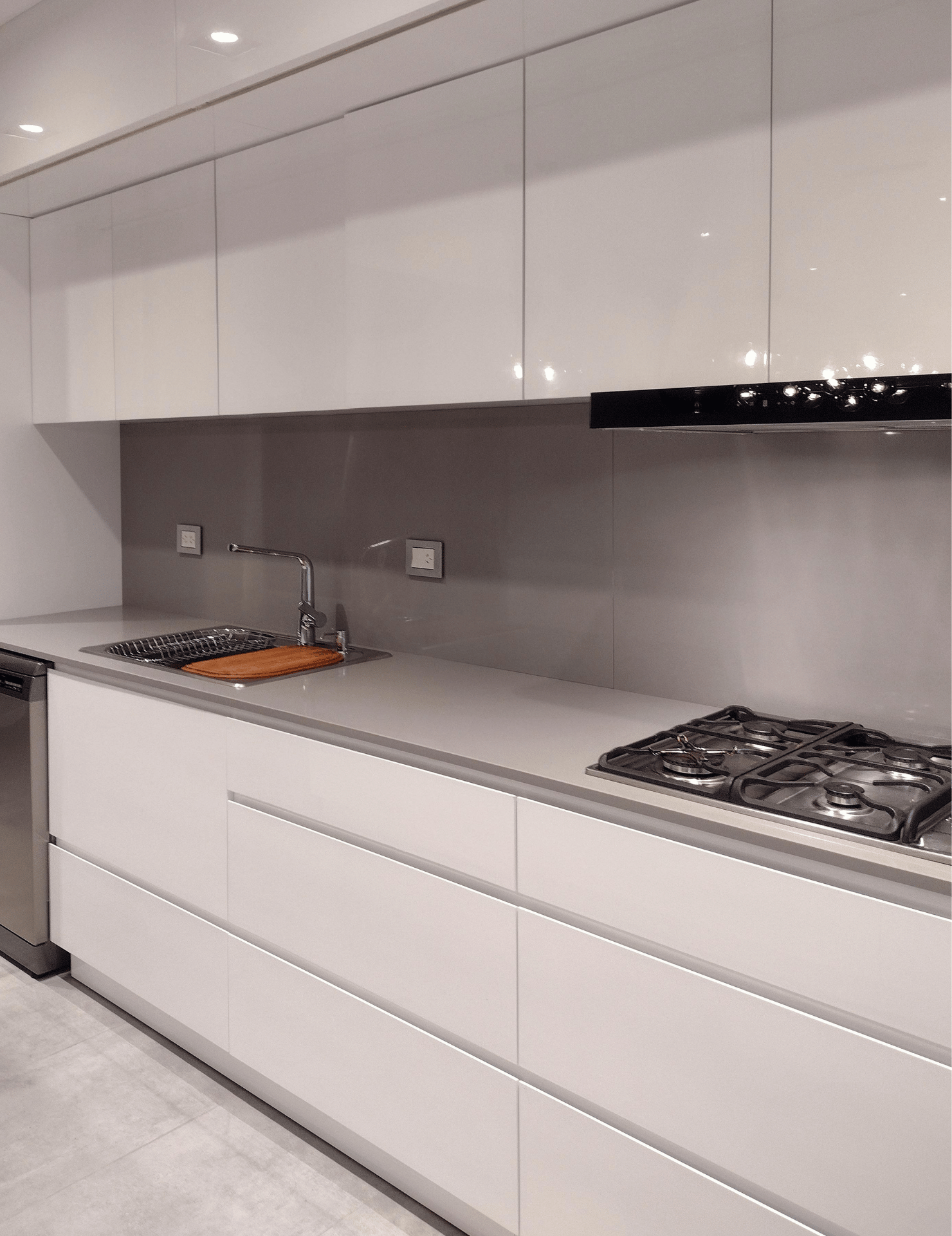 Amoblamiento de cocina en melamina laqueada - Imagen 4